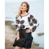 BLOUSE ETHNIQUE au motif des Fleurs dl'If