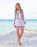 ROBE BRODÉE au motif des Roses Imperiales